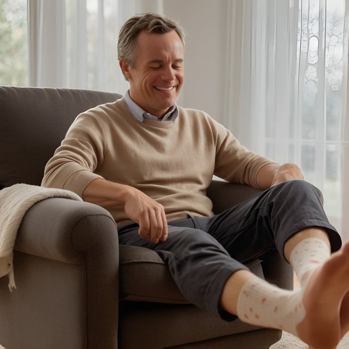 Finding Comfort: Exercises to Ease the Struggle of Putting on Socks