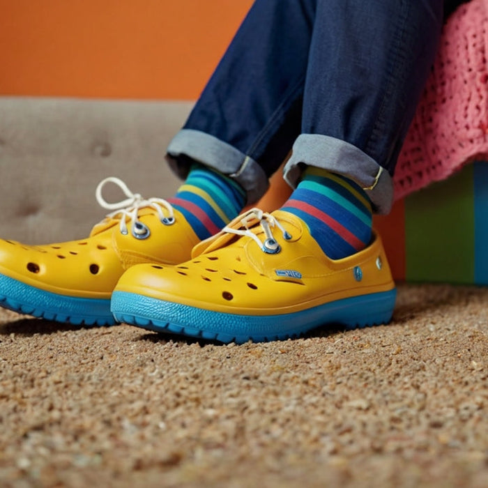 Stylishly Sock It to Them: 5 Chic Ways to Rock Crocs with Socks