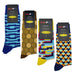 Abstract Pattern Socks 4 Pack #3 Sockfly 2