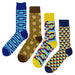Abstract Pattern Socks 4 Pack #3 Sockfly