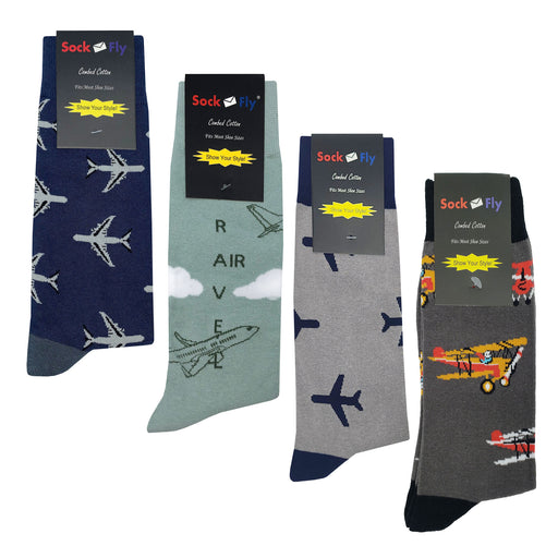 Airplane Socks 4 Pack Sockfly 2