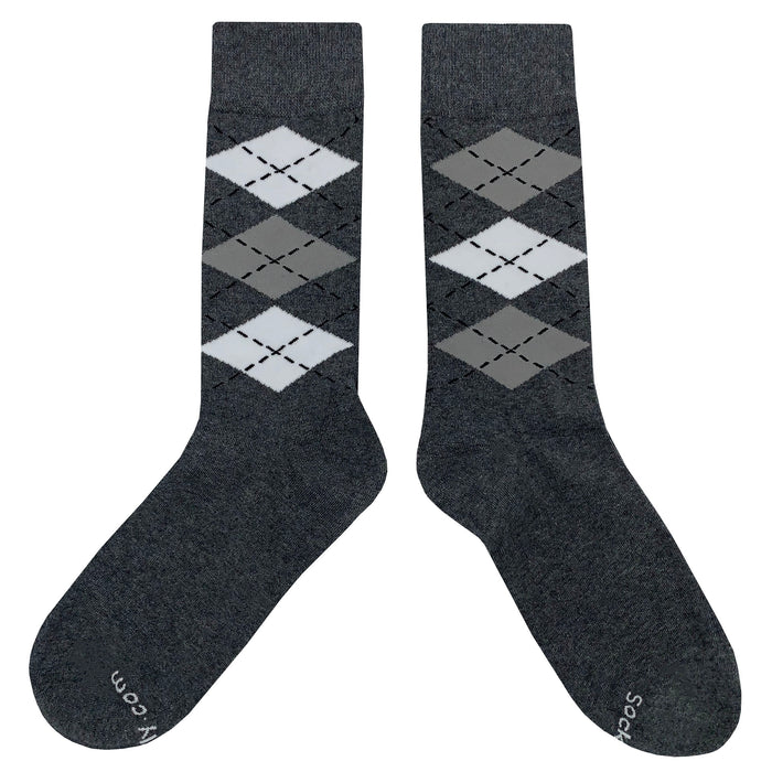 Argyle Top Gray Socks Sockfly 2