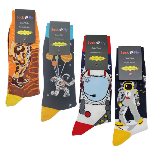 Astronaut Socks 4 Pack Sockfly 2