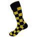 Black Yellow Checker Socks Sockfly 3