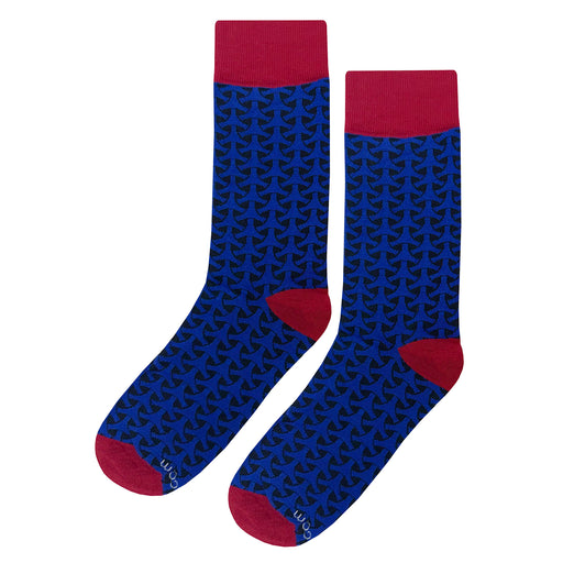 Blue Hex Socks Sockfly 1