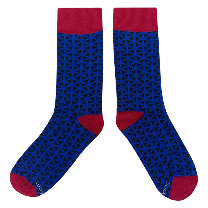 Blue Hex Socks Sockfly 2