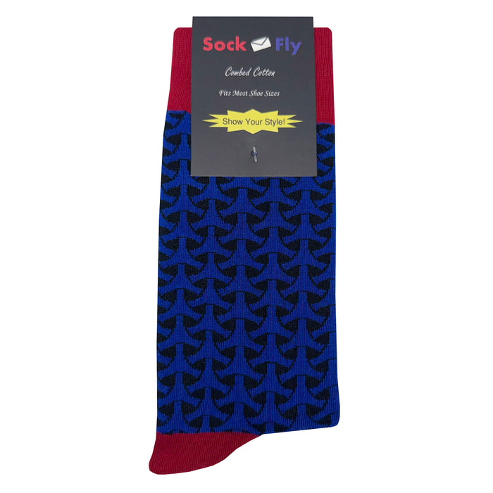 Blue Hex Socks Sockfly 4