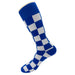 Blue White Checker Socks Sockfly 3