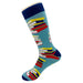 Books Stack Blue Socks Sockfly 3