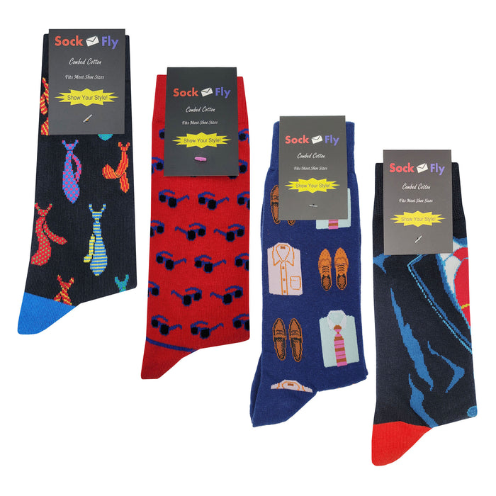 Business Man Socks 4 Pack Sockfly 2