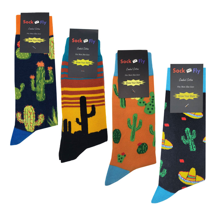 Cactus Socks 4 Pack #2 Sockfly 2