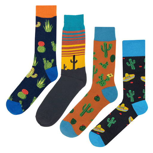 Cactus Socks 4 Pack #2 Sockfly