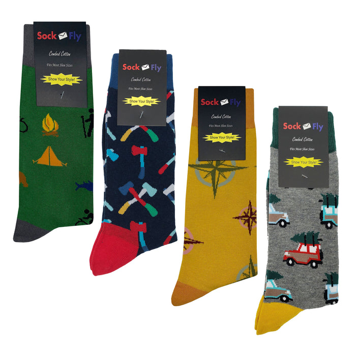 Camping Socks 4 Pack Sockfly 2