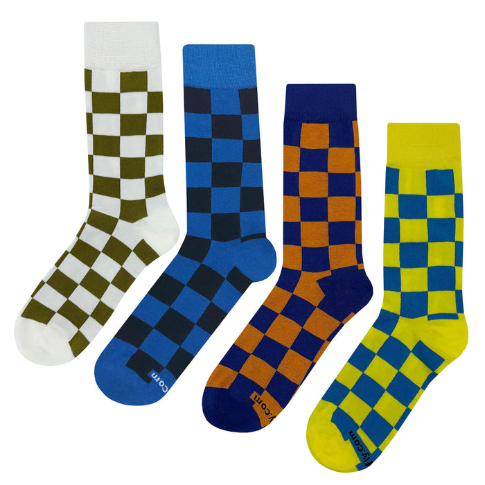 Checker Socks 4 Pack #2 Sockfly