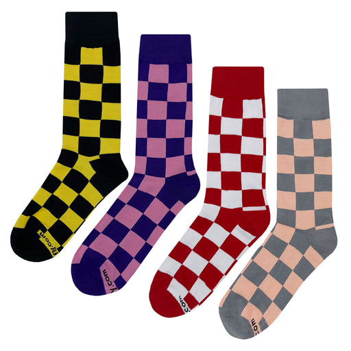 Checker Socks 4 Pack #3 Sockfly