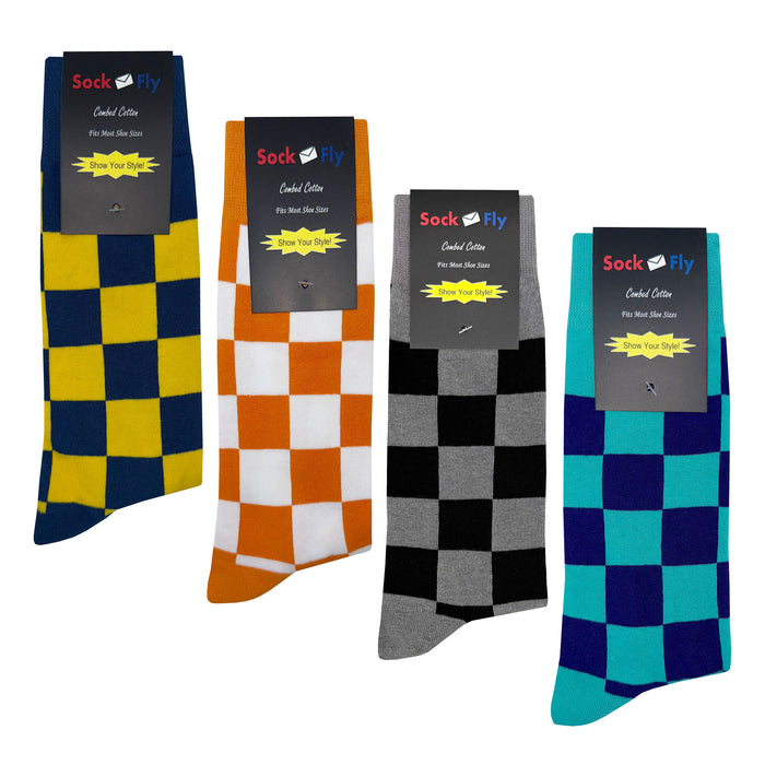Checker Socks 4 Pack #4 Sockfly 2