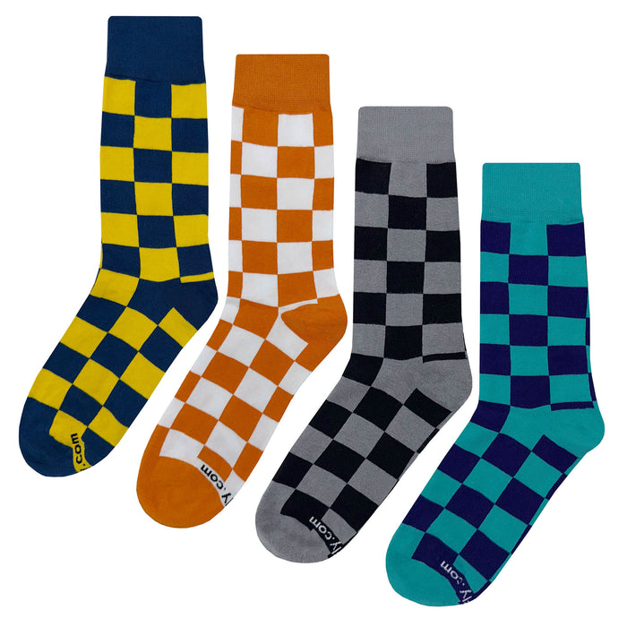 Checker Socks 4 Pack #4 Sockfly