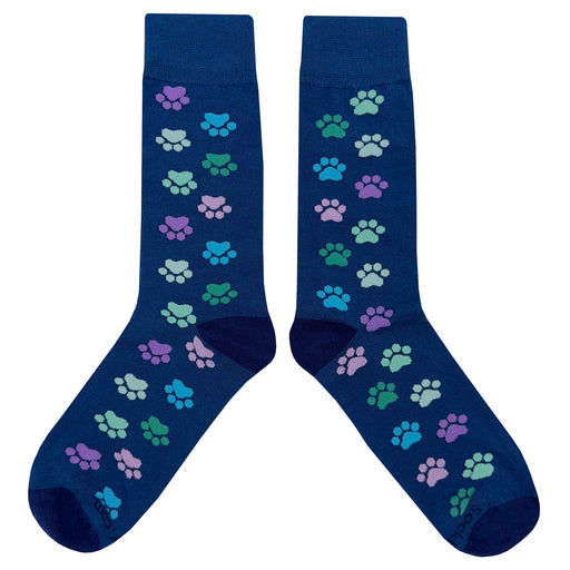 Colored Paw Print Socks Sockfly 2