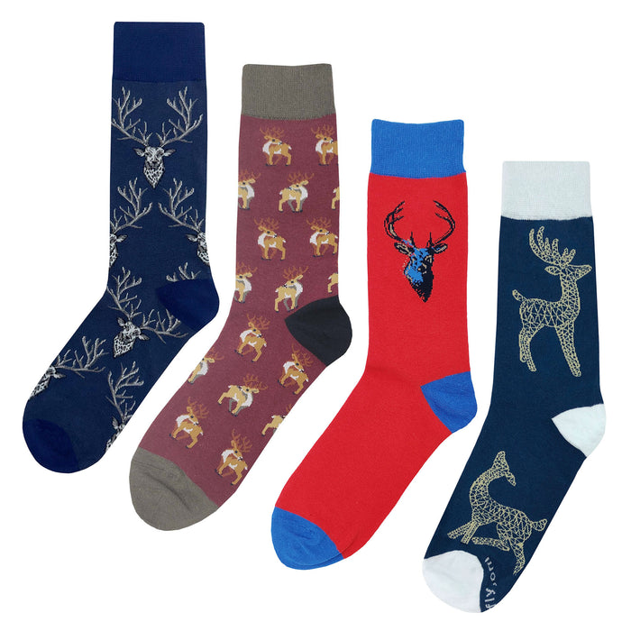 Deer Socks 4 Pack Sockfly