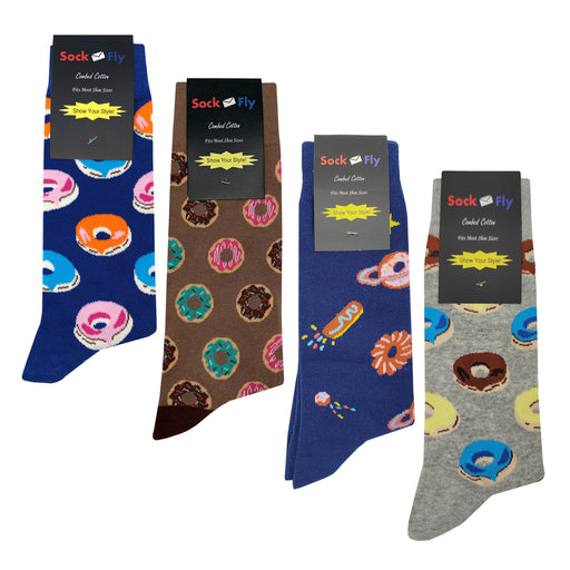 Donut Socks 4 Pack Sockfly 2