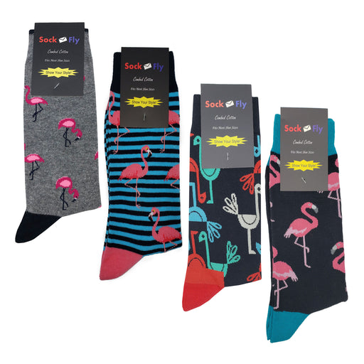 Flamingo Socks 4 Pack Sockfly 2