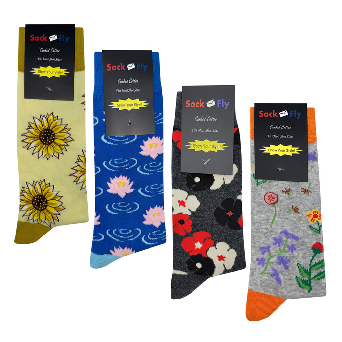Flower Socks 4 Pack #3 Sockfly 2
