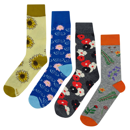 Flower Socks 4 Pack #3 Sockfly