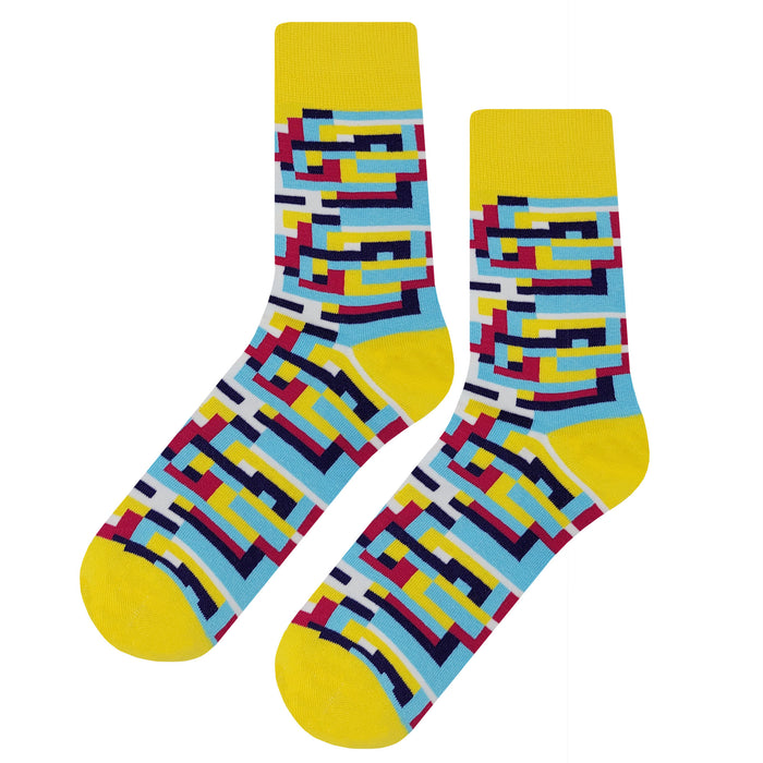 Abstract Pattern Socks 4 Pack #3 Sockfly 3 of 4