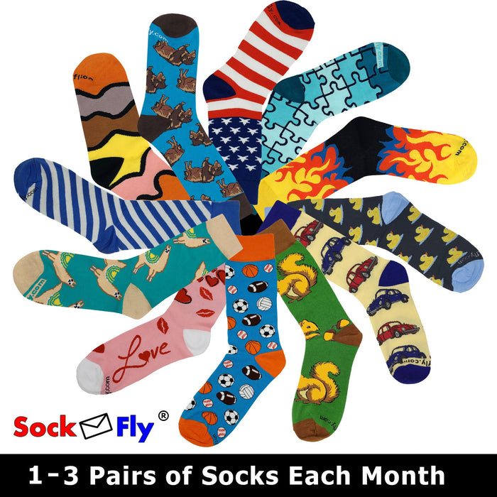 Sockfly Prepaid Gift Sock Subscription