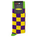 Mardi Gras Checker Socks Sockfly 4