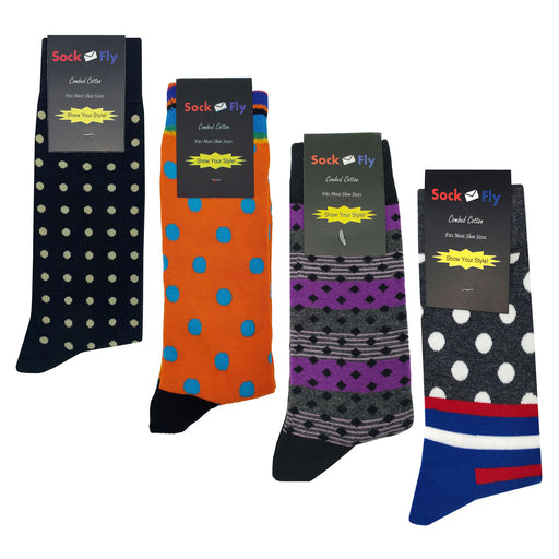 Polka Dot Socks 4 Pack #2 Sockfly 2