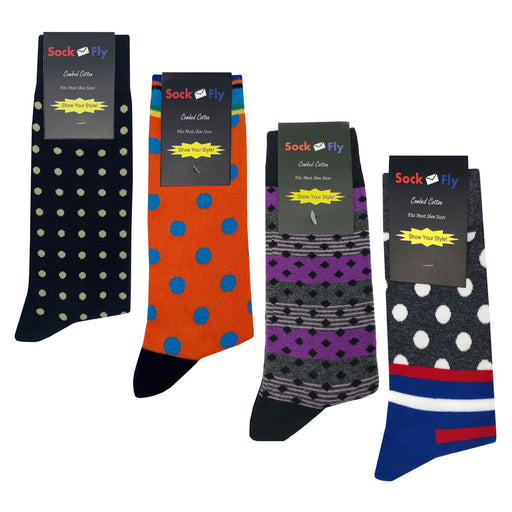 Polka Dot Socks 4 Pack #2 Sockfly 2