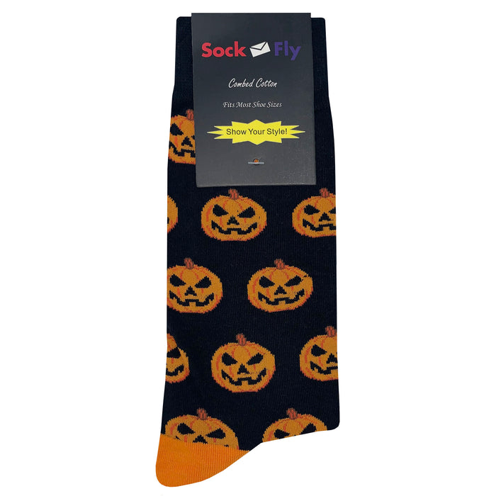 Pumpkin Head Socks Sockfly 4