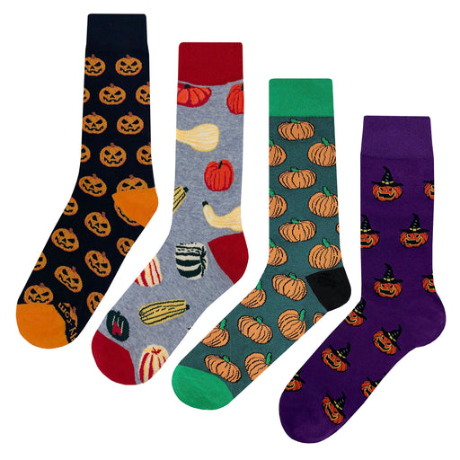 Pumpkin Socks 4 Pack Sockfly
