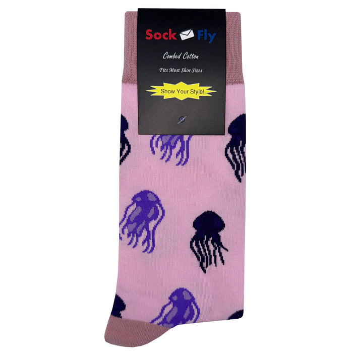 Purple Jellyfish Socks Sockfly 4