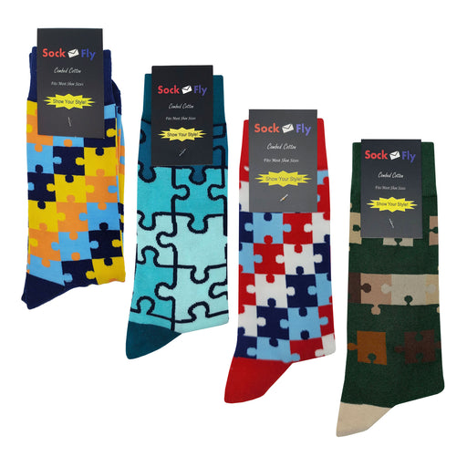 Puzzle Socks 4 Pack Sockfly 2