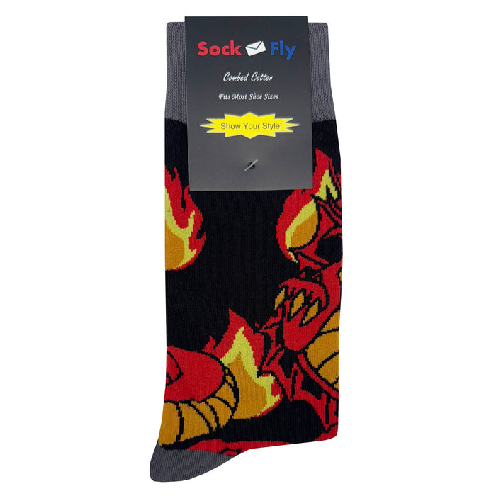 Red Dragon Socks Sockfly 4