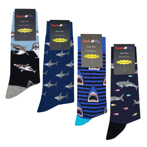 Shark Socks 4 Pack #2 Sockfly 2