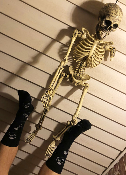 Spooky Skeleton Socks