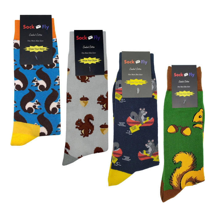 Squirrel Socks 4 Pack Sockfly 2