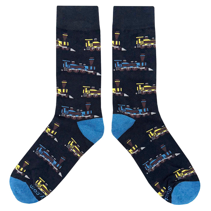Steam Engine Train Socks Sockfly 2