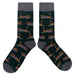 Steam Engine Train Green Socks Sockfly 2