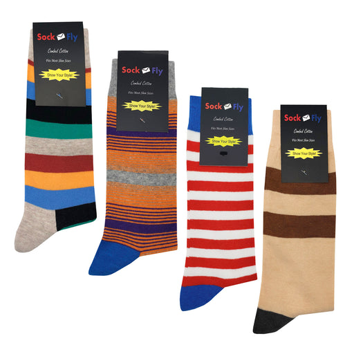 Stripe Socks 4 Pack #2 Sockfly 2