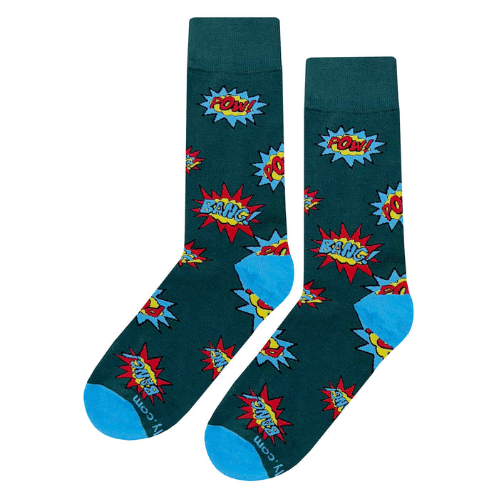 Super Hero Pow Socks Sockfly 1
