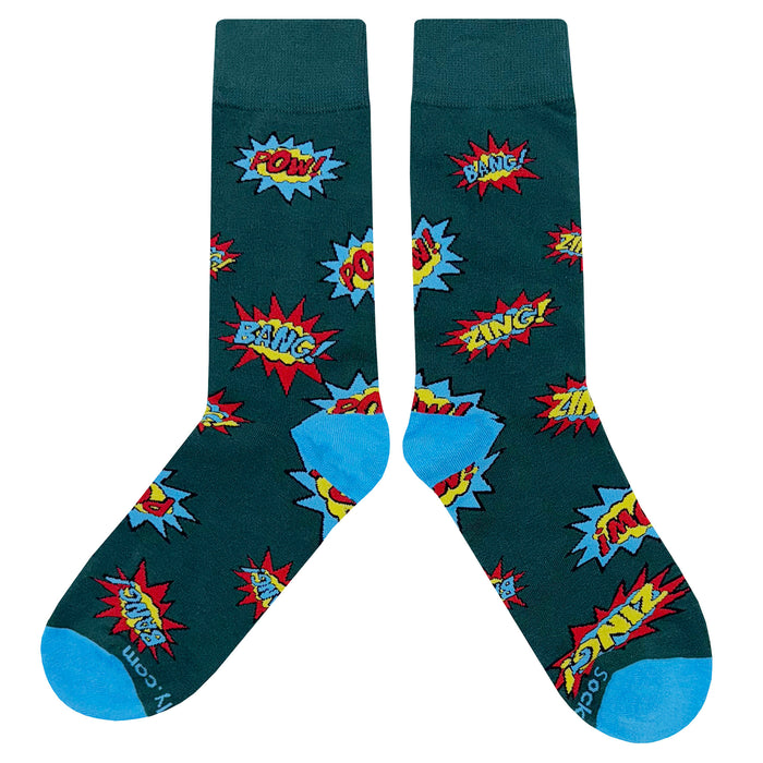 Super Hero Pow Socks Sockfly 2