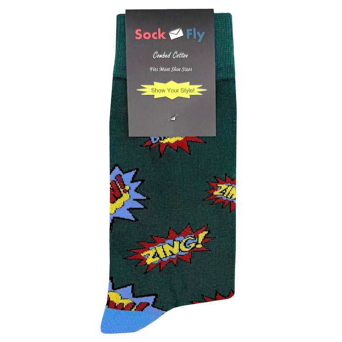 Super Hero Pow Socks Sockfly 4