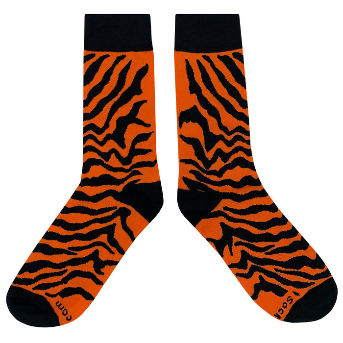 CLASSIC TIGER STRIPES Fun Animal Print Socks - Clemson Sock Shop