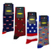 USA Patriotic Socks 4 Pack Sockfly 2