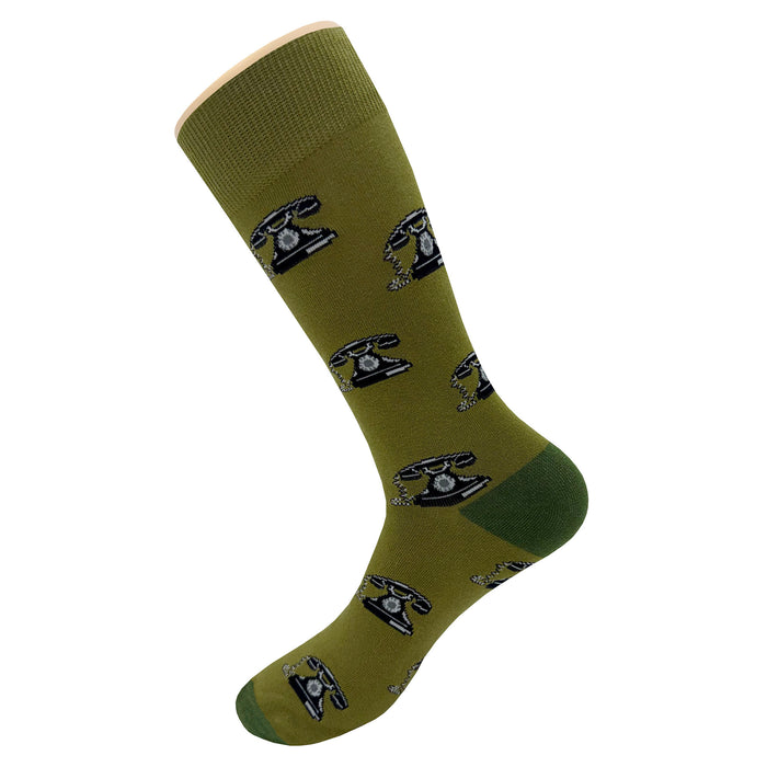 Vintage Telephone Socks Sockfly 3
