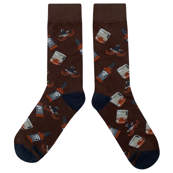 Whiskey Mustache Socks Sockfly 2